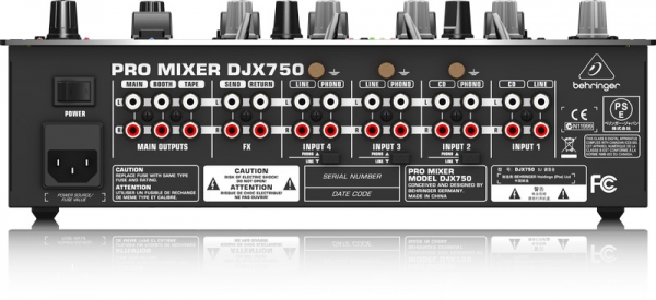 behringer djx750 manual